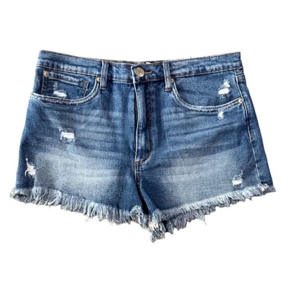 STS Blue Layne High Rise Cut Off Fray Hem Denim 2.5” inseam Jean Shorts NEW - Picture 1 of 13